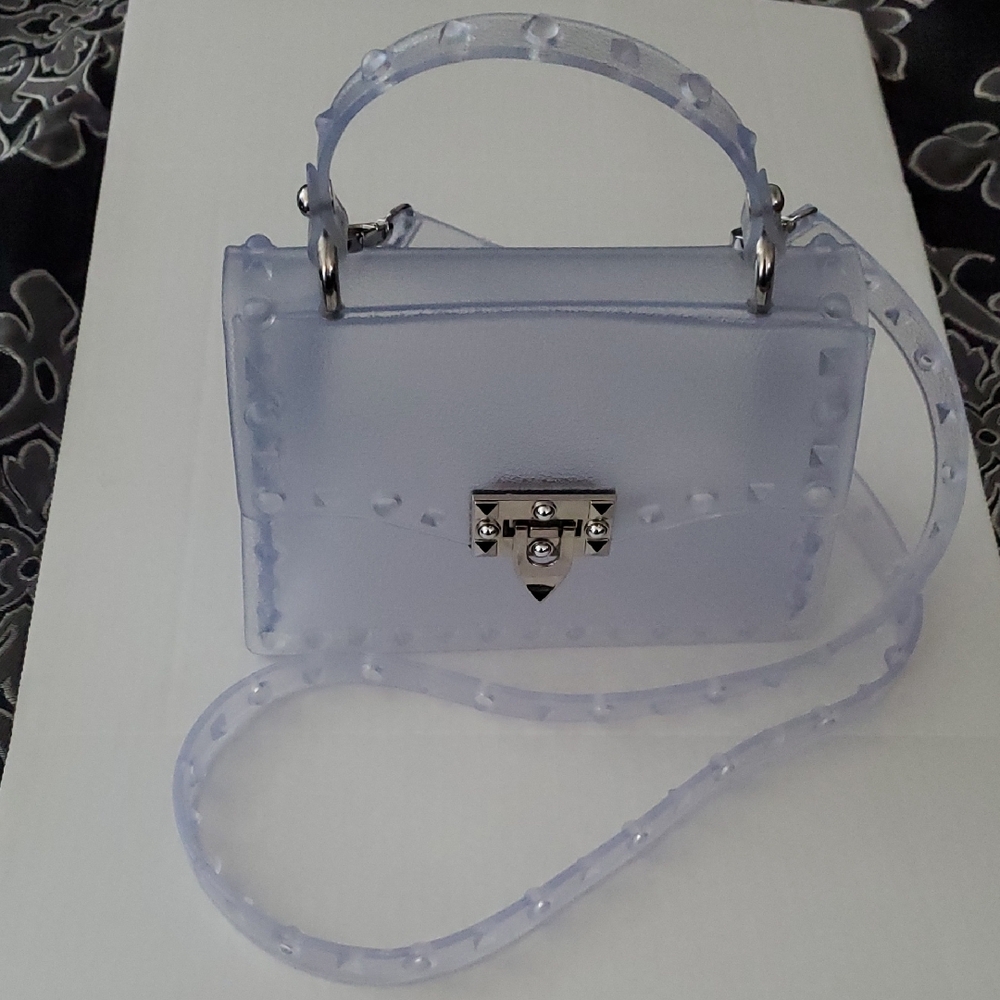 Transparent Studded Bag